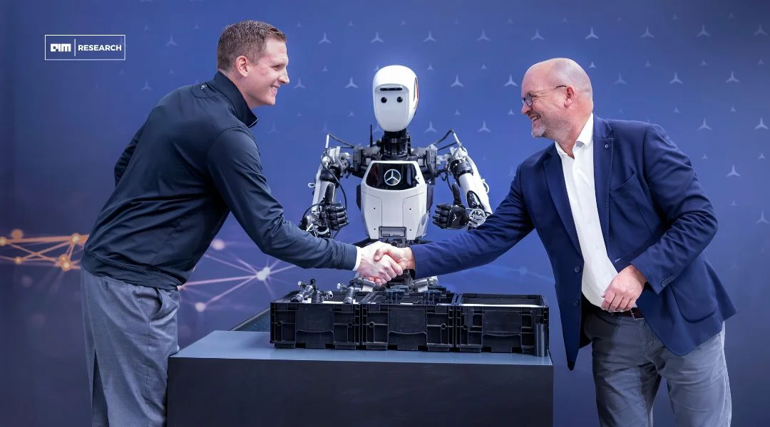 How does Mercedes-Benz advance humanoid robotics?