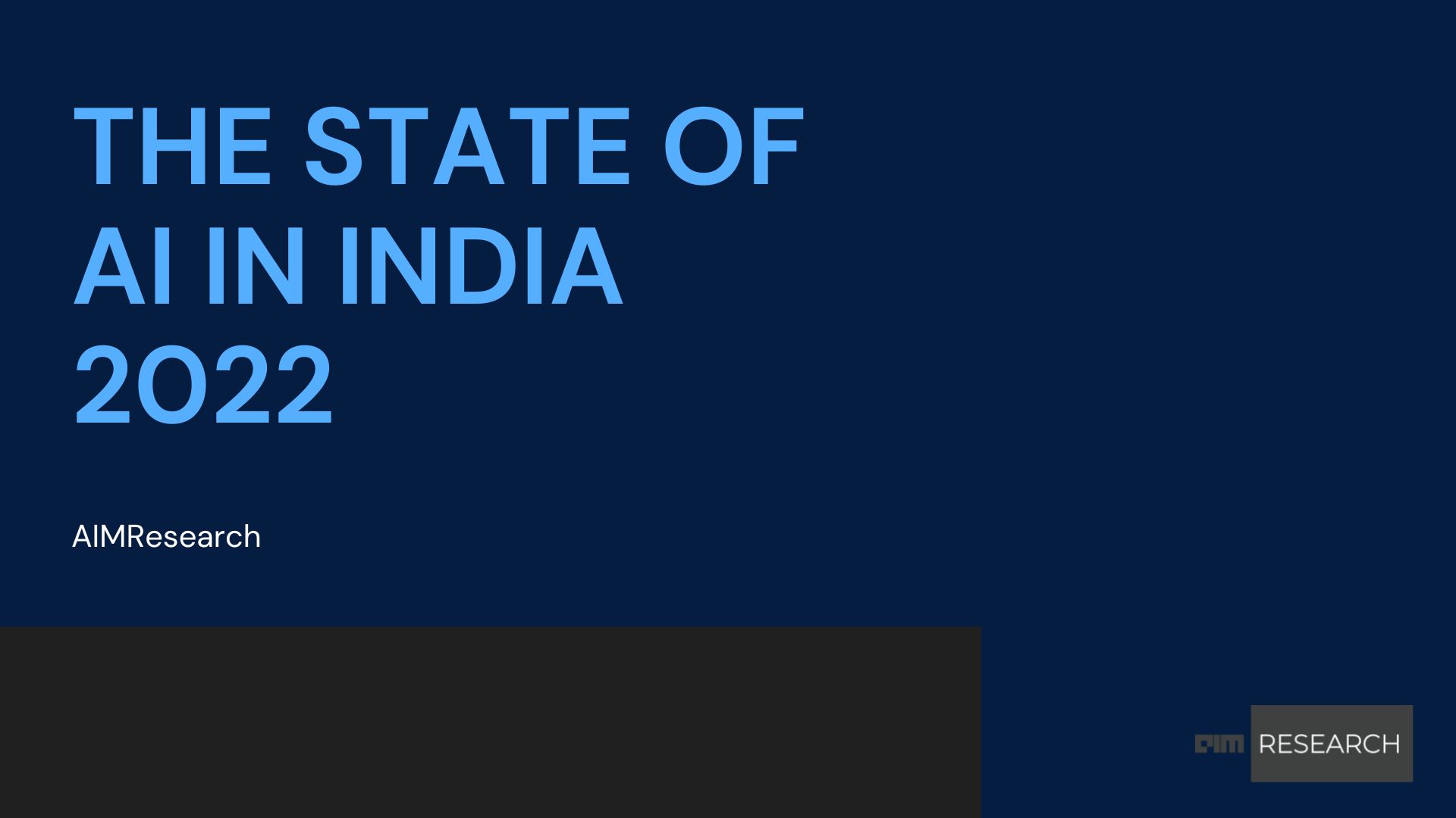 What is the State of AI in India for 2022?