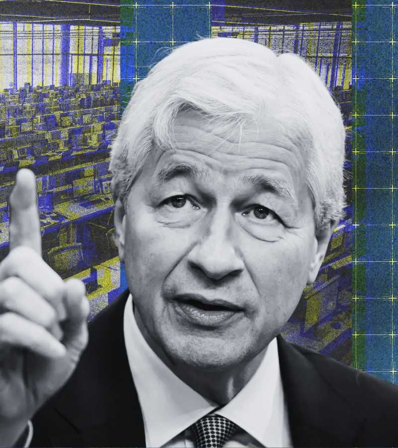 Once Opposed to 'Work From Home,' Jamie Dimon Says AI Will Enable a Four-Day Workweek